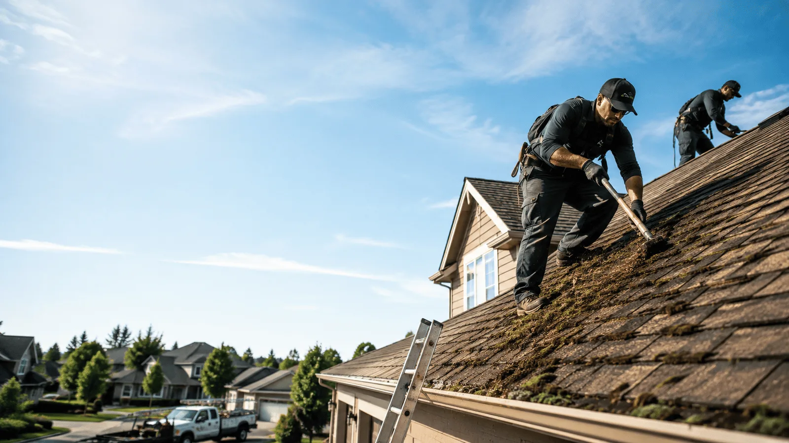 Roof Moss Removal in Shamrock, OK near me